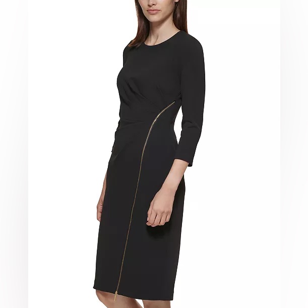 Calvin Klein Zip Detail Dress